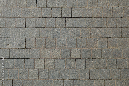square granite gray staggered tiles