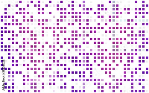 Light Purple vector seamless background with rectangles.