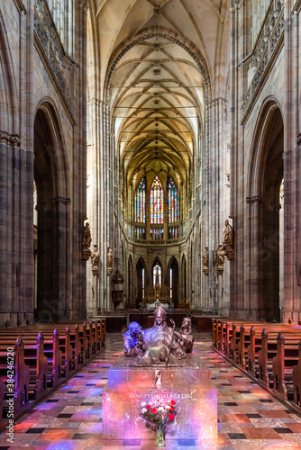 Photography Majestic cathedral interior