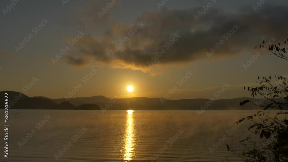sunrise over the lake sunrise over the lake