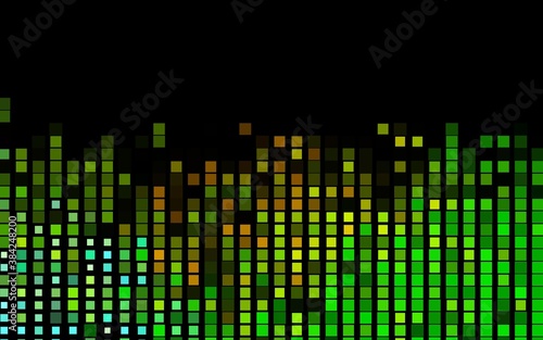 Dark Green, Yellow vector layout with lines, rectangles.