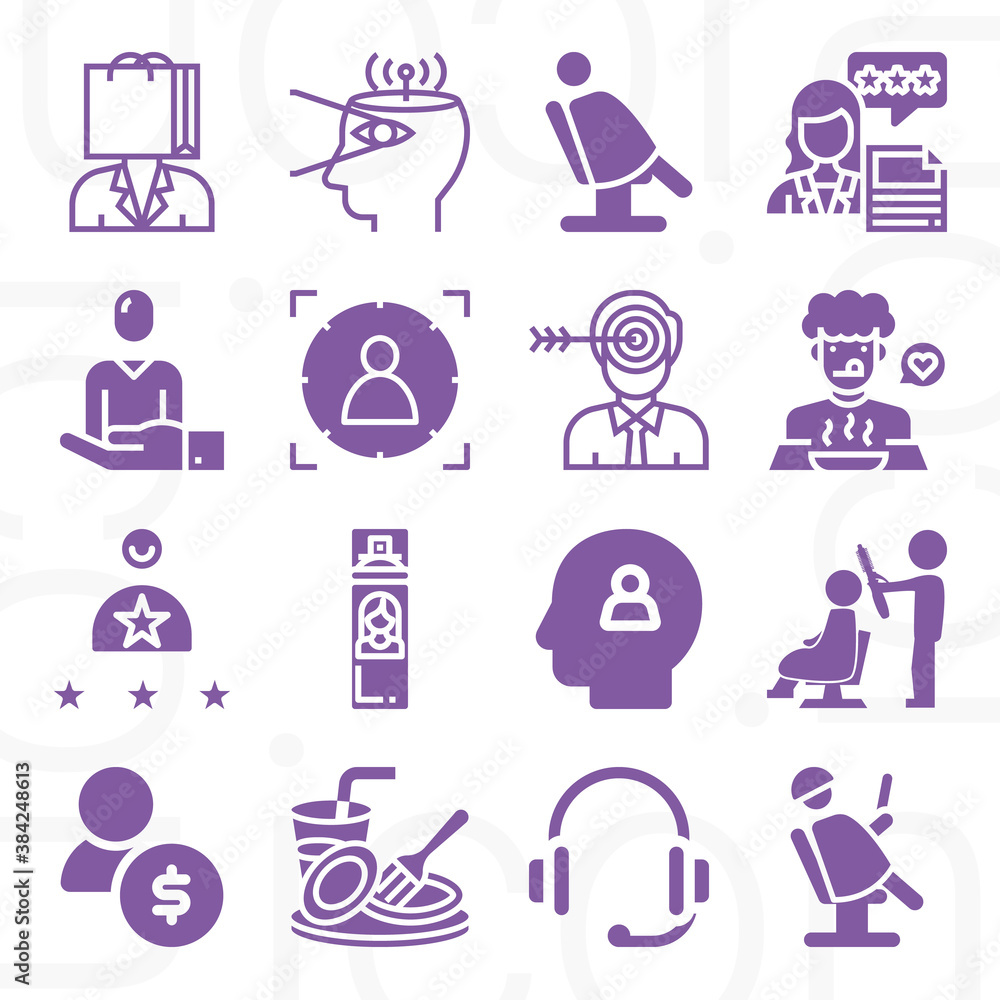 16 pack of salient filled web icons set 16 pack of salient filled web icons set