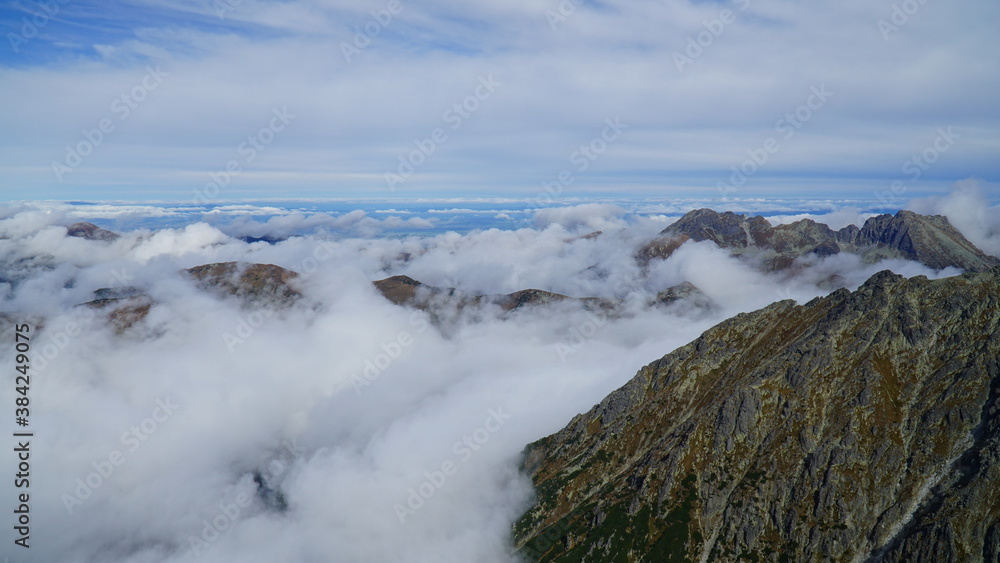 Obraz premium Tatry w chmurach