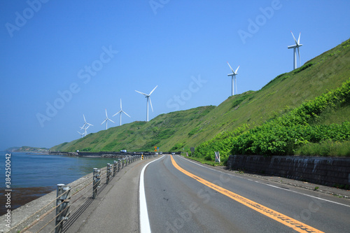 日本海オロロラインと風力発電