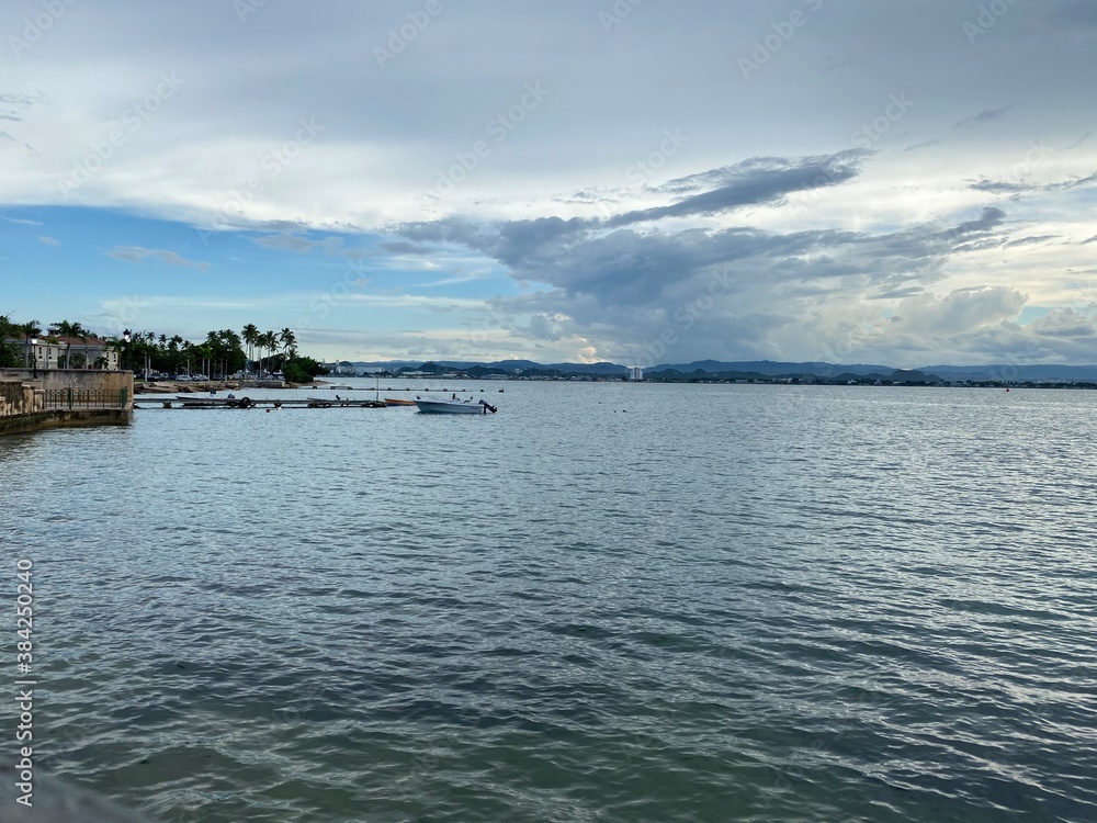 lake and sky