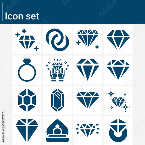 Simple set of playing field related filled icons.