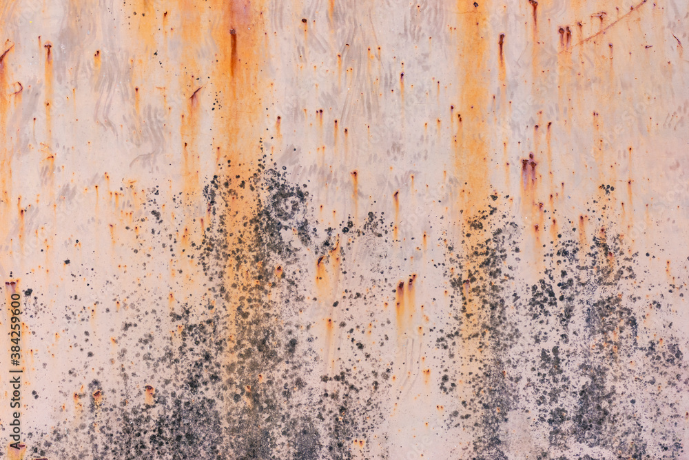 Rusty orange metal
