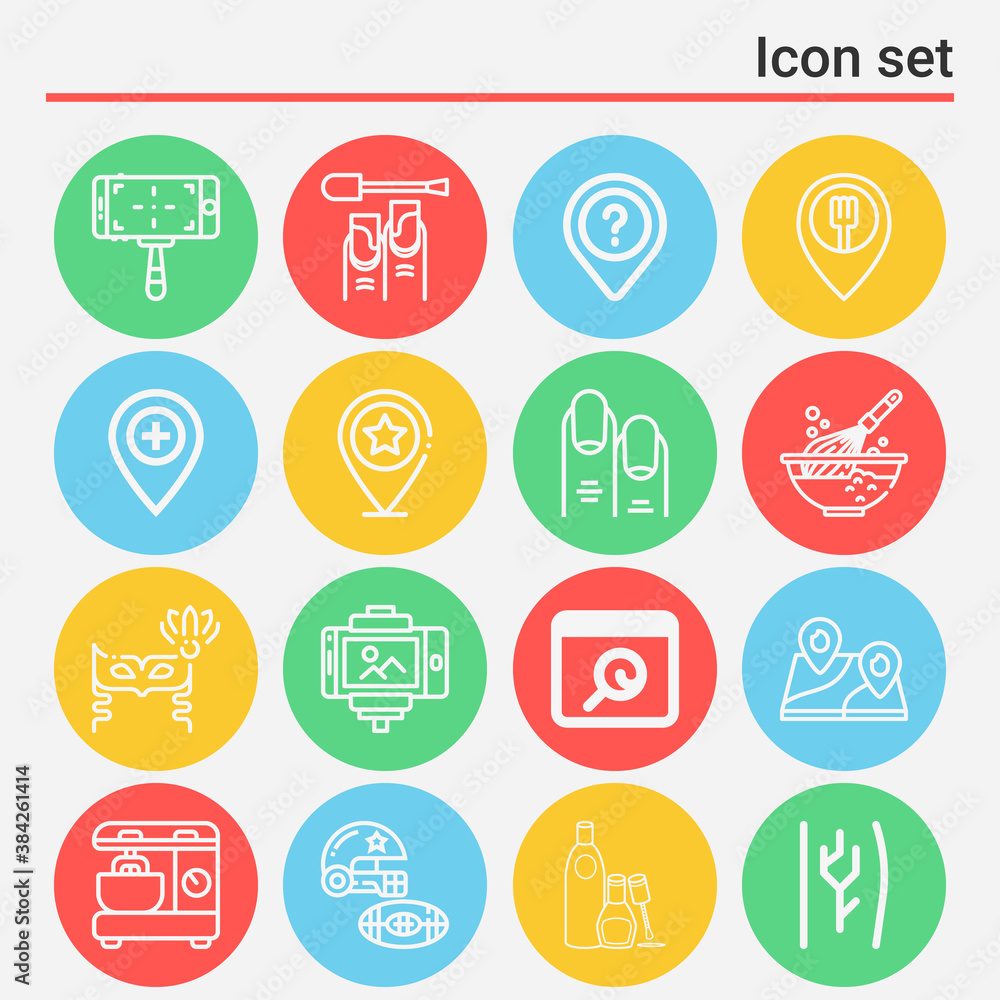 16 pack of peg lineal web icons set 16 pack of peg lineal web icons set