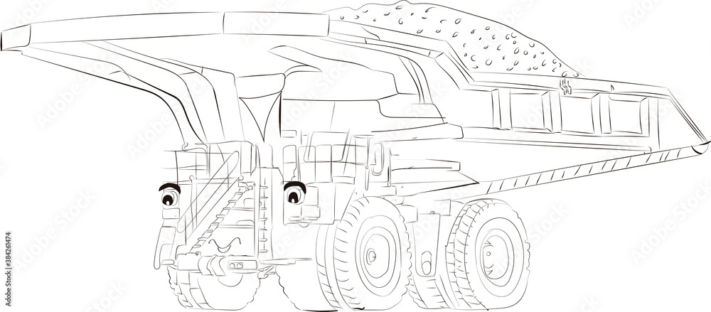 Obraz premium Maquina de construcción