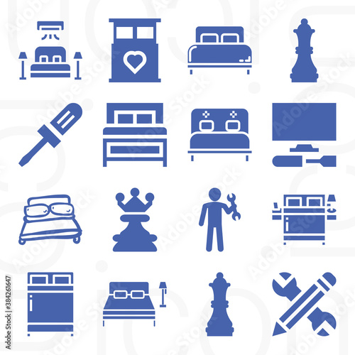 Fotografi 16 pack of que  filled web icons set