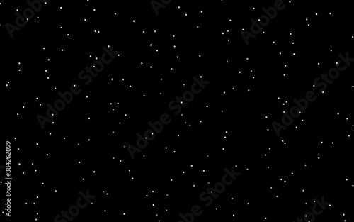 Dark Silver, Gray vector template with sky stars.