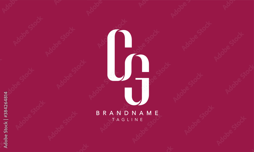 Alphabet letters Initials Monogram logo CG, GC, C and G Stock Vector ...