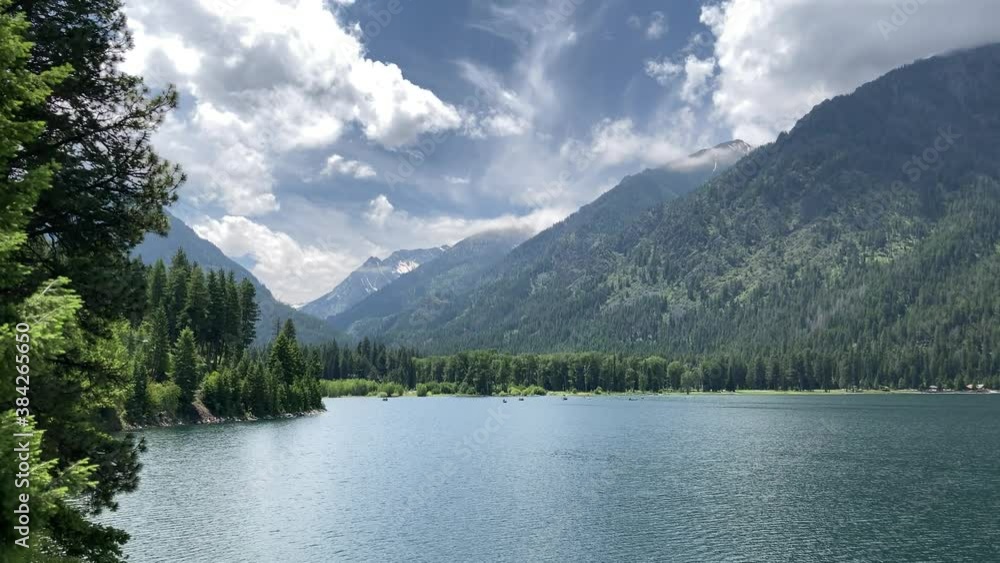 Wallowa Lake in Oregon, USA during Summer (4k) Wallowa Lake in Oregon, USA during Summer (4k)