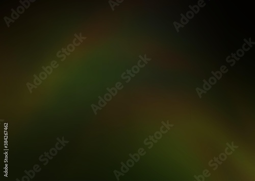 Dark Green vector abstract blurred pattern.