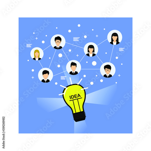 business creative idea, smart, light