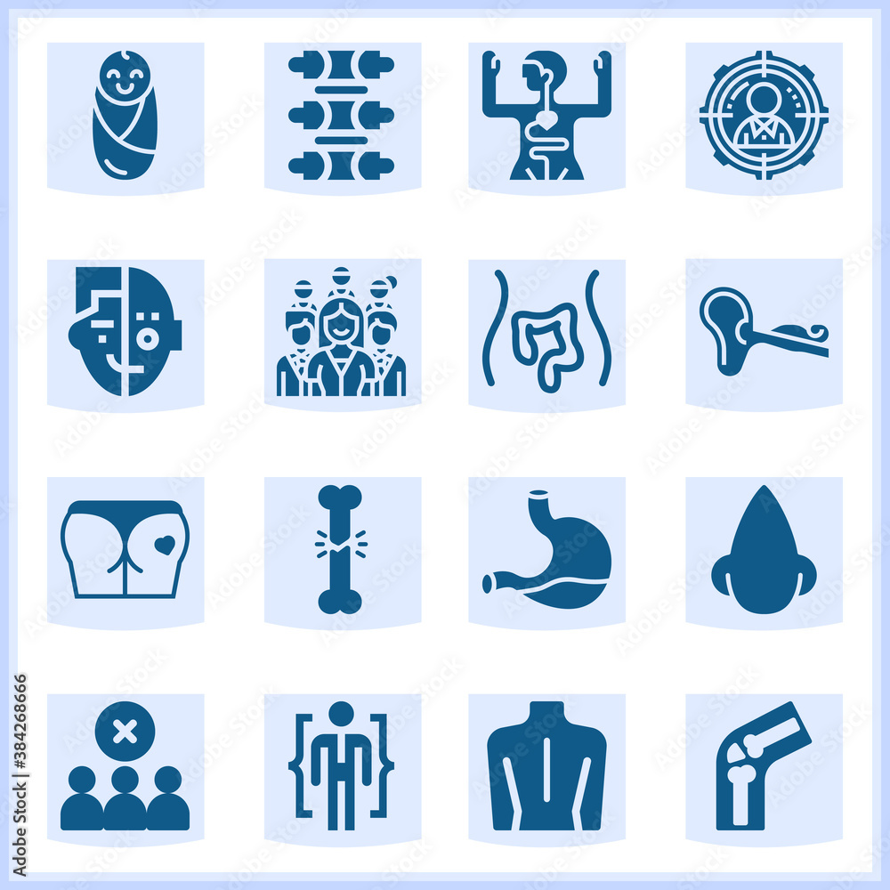 Liberal arts related simple set. 16 filled Liberal arts related simple set. 16 filled