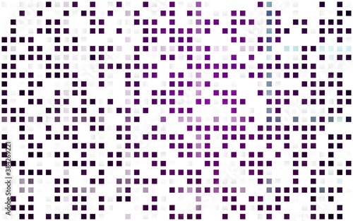 Light Purple vector seamless background with rectangles.