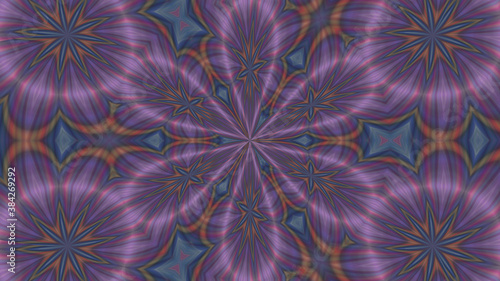 Abstract fantasy background with floral pattern.