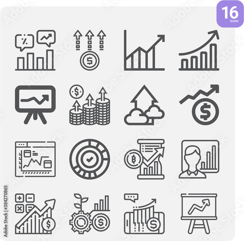 Simple set of do good related lineal icons.