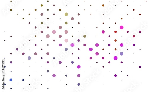 Light Multicolor, Rainbow vector template with circles.