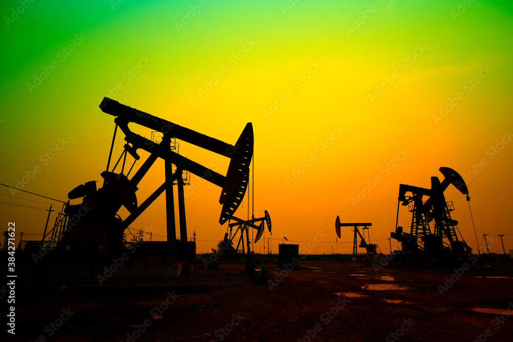 The oil pump, industrial equipment The oil pump, industrial equipment