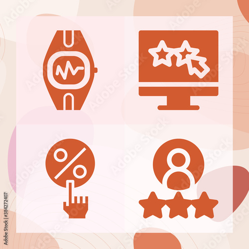 Simple set of fertility related filled icons