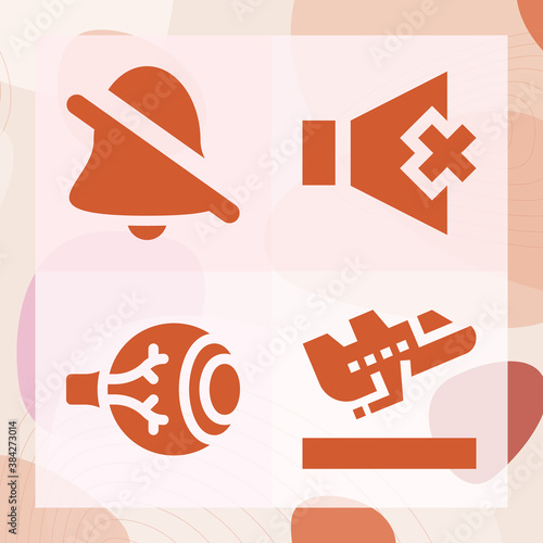 Simple set of balls related filled icons