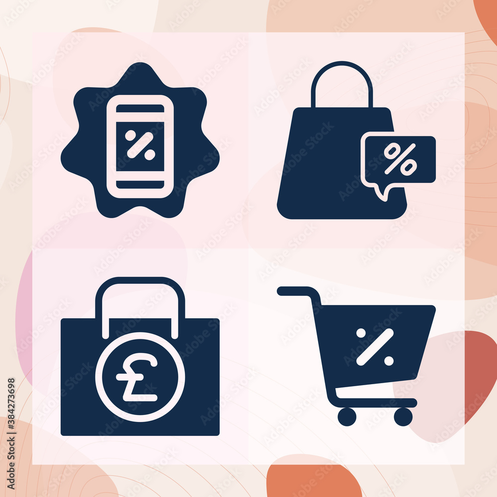 Simple set of centres related filled icons Simple set of centres related filled icons