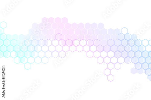 Vibrant polygonal background template.