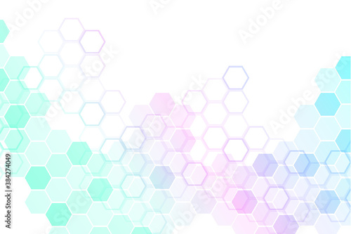Vibrant polygonal background template.