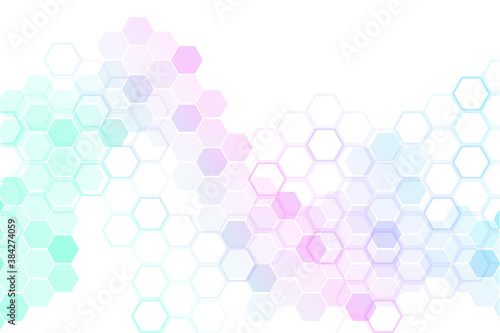 Vibrant polygonal background template.
