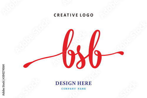 pharmacy logo composition of the letter BSB is simple, easy to understand and authoritative