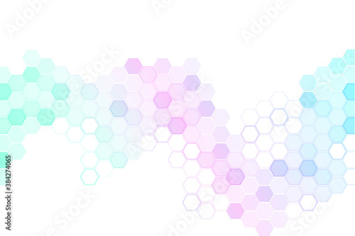 Vibrant polygonal background template.