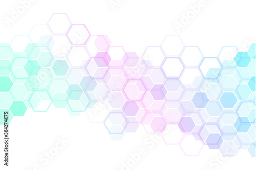 Vibrant polygonal background template.