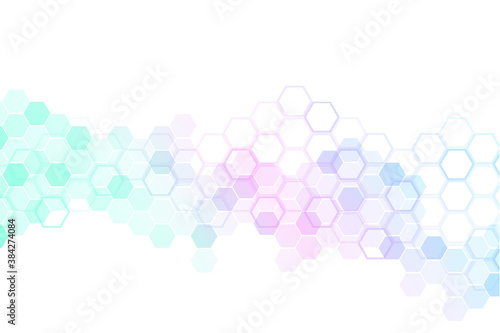 Vibrant polygonal background template.