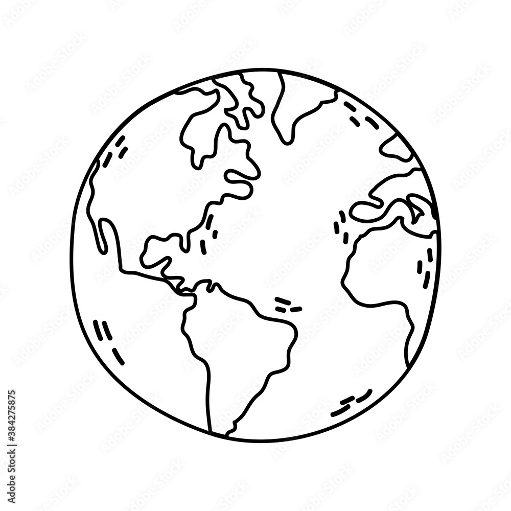 world planet earth isolated icon world planet earth isolated icon