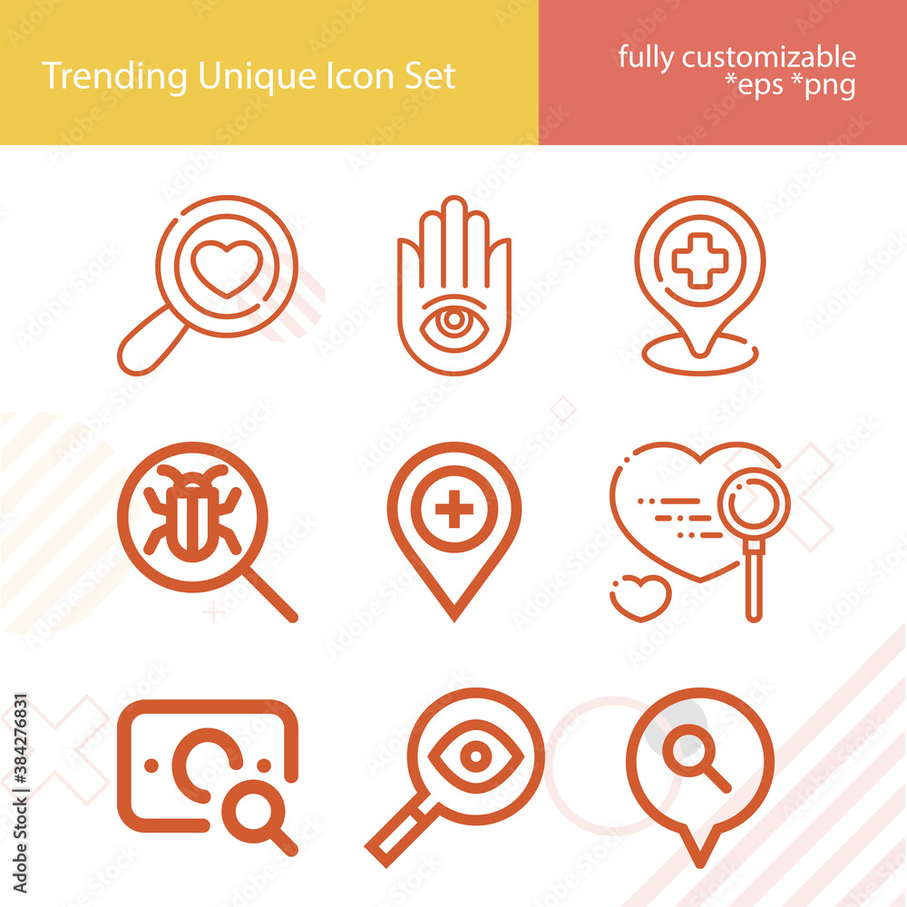 Simple set of breakthrough related lineal icons. Simple set of breakthrough related lineal icons.