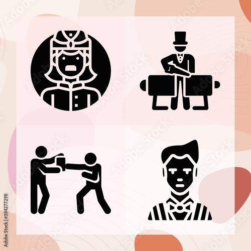 Simple set of swell related filled icons