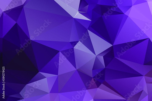 Abstract Purple Color Polygon Background Design, Abstract Geometric Origami Style With Gradient. Presentation,Website, Backdrop, Cover,Banner,Pattern Template