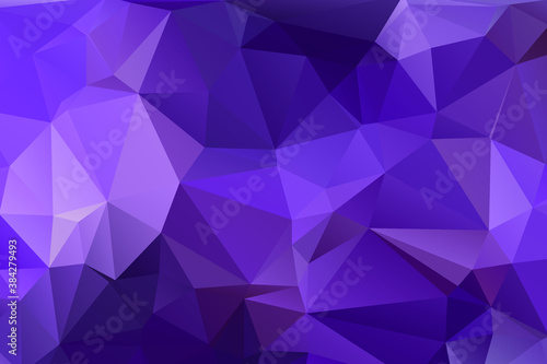 Abstract Purple Color Polygon Background Design, Abstract Geometric Origami Style With Gradient. Presentation,Website, Backdrop, Cover,Banner,Pattern Template