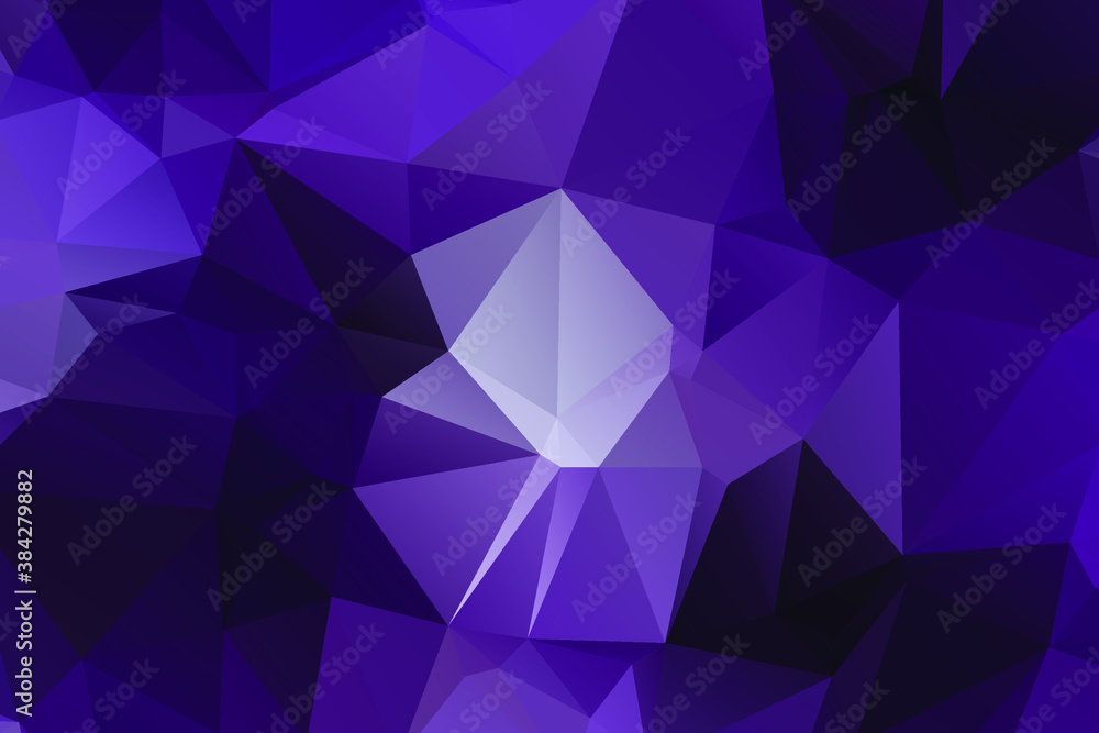 Abstract Purple Color Polygon Background Design, Abstract Geometric Origami Style With Gradient. Presentation,Website, Backdrop, Cover,Banner,Pattern Template