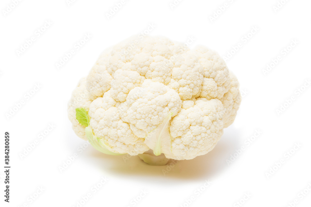 Cauliflower on white background Cauliflower on white background