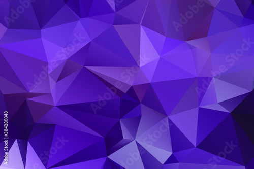 Abstract Purple Color Polygon Background Design, Abstract Geometric Origami Style With Gradient. Presentation,Website, Backdrop, Cover,Banner,Pattern Template