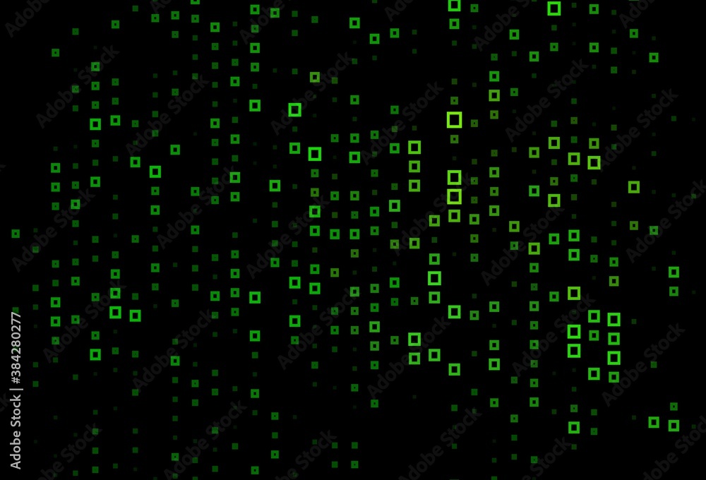 Dark Green vector texture in rectangular style. Dark Green vector texture in rectangular style.