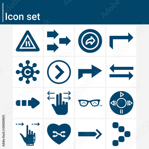 Simple set of decent related filled icons.