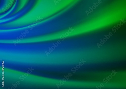 Light Blue, Green vector bokeh and colorful pattern.