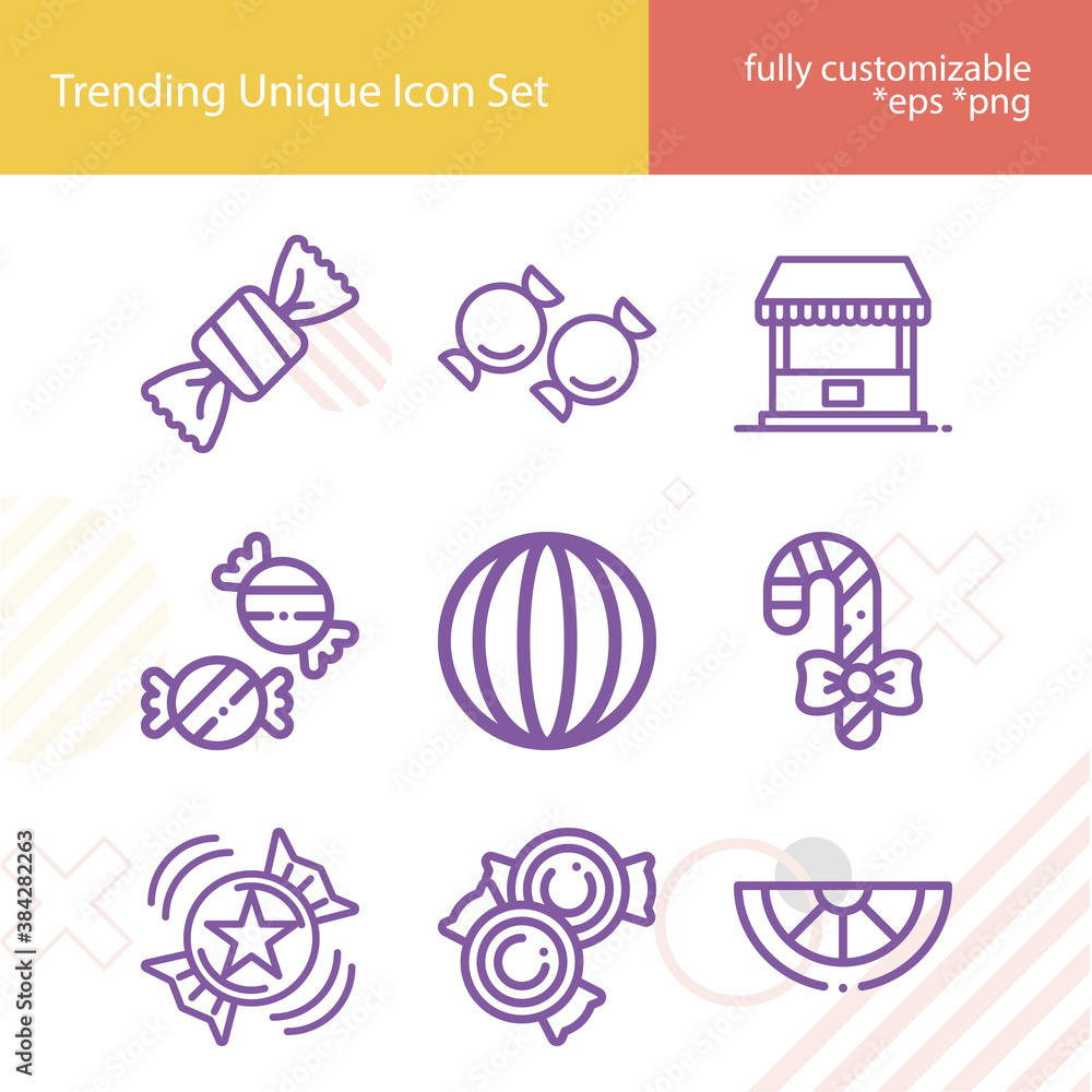Simple set of palm sugar related lineal icons. Simple set of palm sugar related lineal icons.
