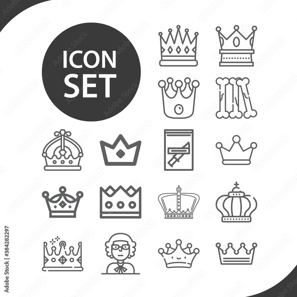 Simple set of prosecution related lineal icons. Simple set of prosecution related lineal icons.
