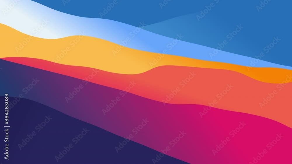 live wallpaper from slow moving wavy layers filled colorful gradient, 4K abstract background animation live wallpaper from slow moving wavy layers filled colorful gradient, 4K abstract background animation