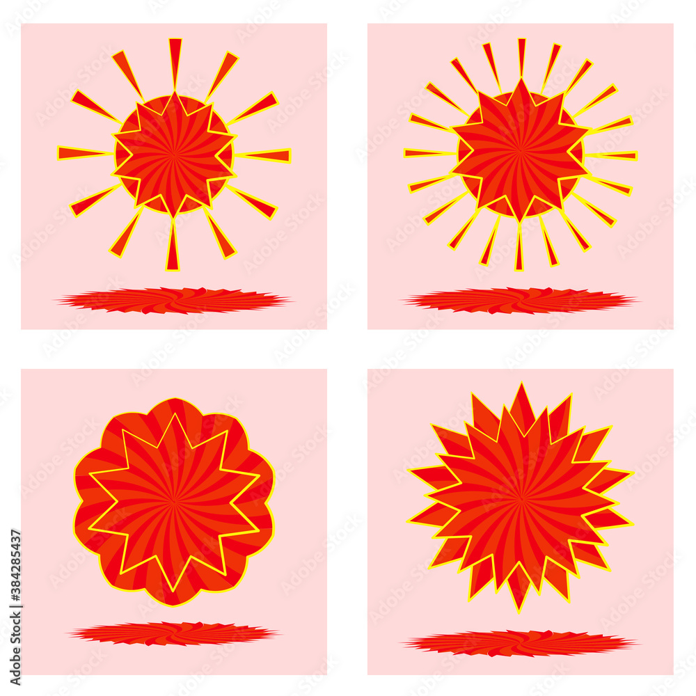 Vector : Stars sun burst sunbeam sticker promotion banner, banner promotion speech bubble icons decoration abstract background vector illustration graphic design Vector : Stars sun burst sunbeam sticker promotion banner, banner promotion speech bubble icons decoration abstract background vector illustration graphic design